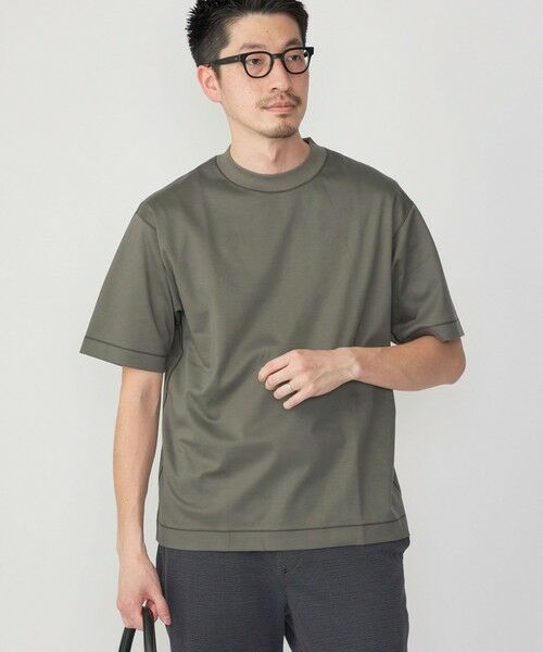 SHIPS / シップス Tシャツ | SHIPS: クルーネック ハイゲージ ダンボールニットTシャツ ライト | 詳細12