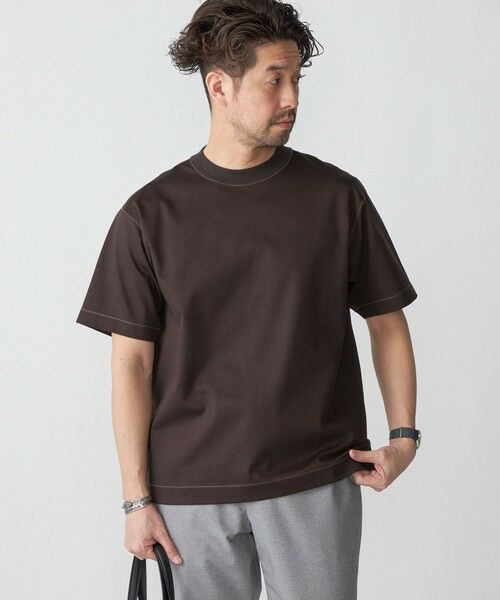 SHIPS / シップス Tシャツ | SHIPS: クルーネック ハイゲージ ダンボールニットTシャツ ライト | 詳細18