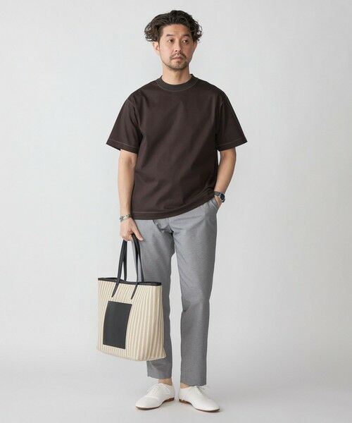 SHIPS / シップス Tシャツ | SHIPS: クルーネック ハイゲージ ダンボールニットTシャツ ライト | 詳細19