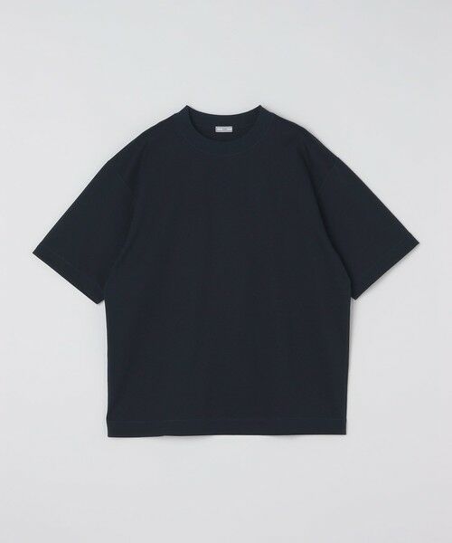 SHIPS / シップス Tシャツ | SHIPS: クルーネック ハイゲージ ダンボールニットTシャツ ライト(ロイヤルブルー)