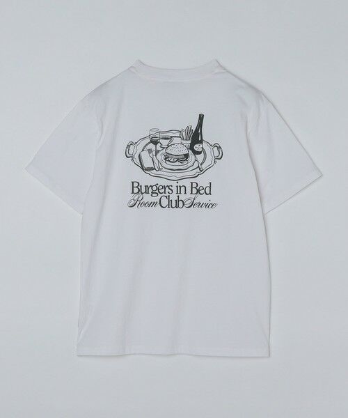 SHIPS / シップス Tシャツ | POMPEII BRAND: BURGERS IN BED TEE | 詳細7