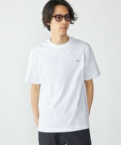 SHIPS / シップス Tシャツ | LACOSTE: TH5582-99 アウトラインクロック クルーネック Tシャツ