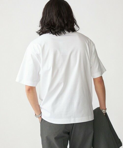 SHIPS / シップス Tシャツ | SHIPS: ハイゲージ クルーネック ポンチ Tシャツ | 詳細3