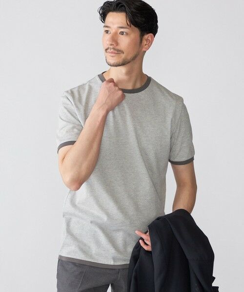 SHIPS / シップス Tシャツ | SHIPS: バーズアイ クルーネック Tシャツ | 詳細2