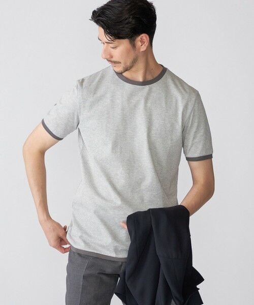 SHIPS / シップス Tシャツ | SHIPS: バーズアイ クルーネック Tシャツ | 詳細3