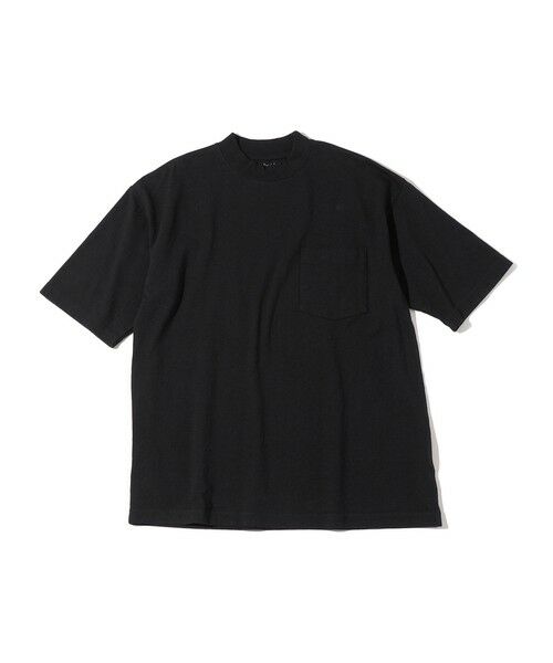 SHIPS / シップス Tシャツ | Southwick Gate Label: BO’SUN ネック Tシャツ(ブラック)