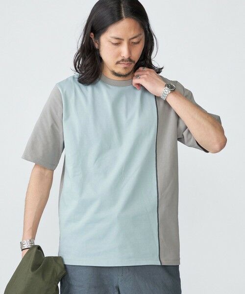 SHIPS / シップス Tシャツ | SHIPS: スイッチ パネル Tシャツ | 詳細12