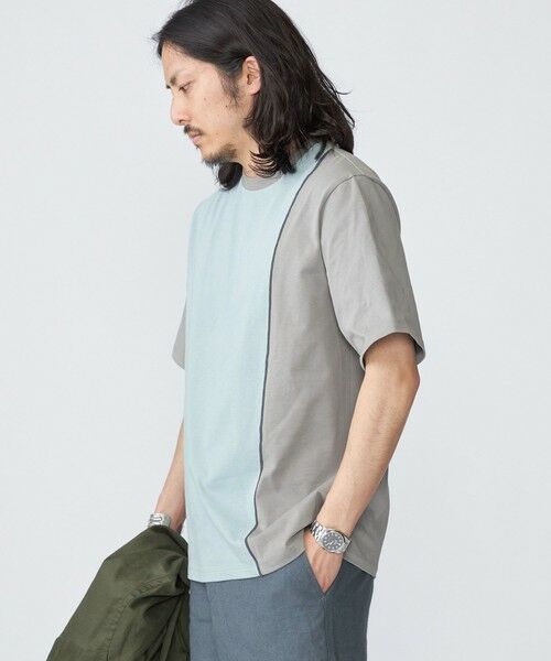 SHIPS / シップス Tシャツ | SHIPS: スイッチ パネル Tシャツ | 詳細13