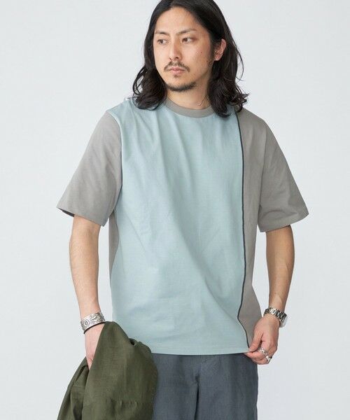 SHIPS / シップス Tシャツ | SHIPS: スイッチ パネル Tシャツ | 詳細16