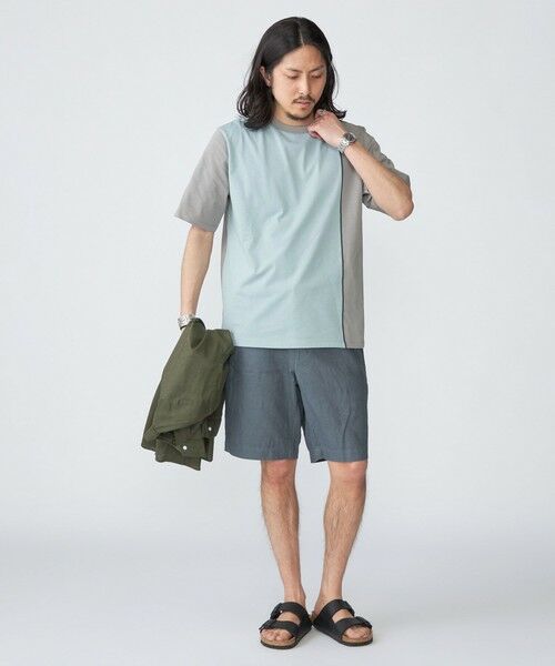 SHIPS / シップス Tシャツ | SHIPS: スイッチ パネル Tシャツ | 詳細6