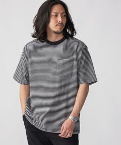 SHIPS / シップス Tシャツ | SHIPS: COTTON USA ボーダー ポケット  Tシャツ