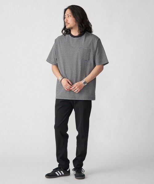 SHIPS / シップス Tシャツ | SHIPS: COTTON USA ボーダー ポケット  Tシャツ | 詳細1