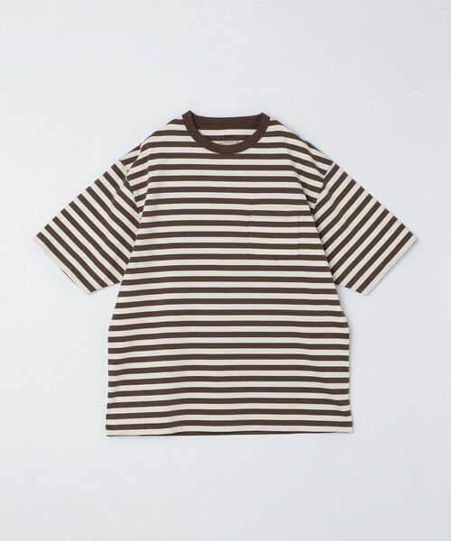 SHIPS / シップス Tシャツ | SHIPS: COTTON USA ボーダー ポケット  Tシャツ | 詳細9