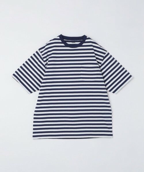 SHIPS / シップス Tシャツ | SHIPS: COTTON USA ボーダー ポケット  Tシャツ | 詳細13