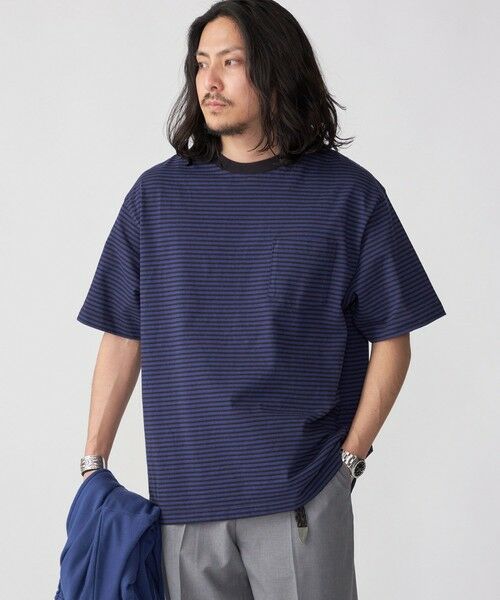SHIPS / シップス Tシャツ | SHIPS: COTTON USA ボーダー ポケット  Tシャツ | 詳細20