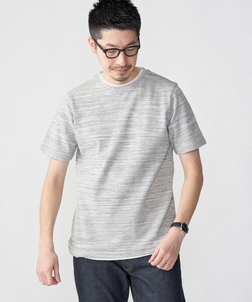 SHIPS / シップス Tシャツ | SHIPS: フェイクレイヤード ピケ クルーネック Tシャツ | 詳細9