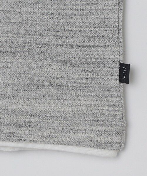 SHIPS / シップス Tシャツ | SHIPS: フェイクレイヤード ピケ クルーネック Tシャツ | 詳細15