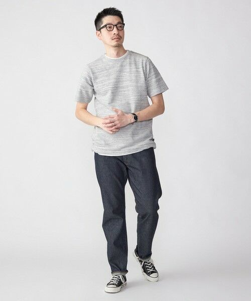 SHIPS / シップス Tシャツ | SHIPS: フェイクレイヤード ピケ クルーネック Tシャツ | 詳細5