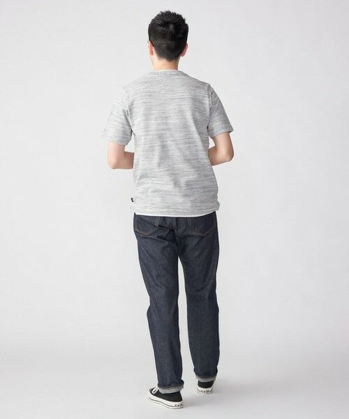 SHIPS / シップス Tシャツ | SHIPS: フェイクレイヤード ピケ クルーネック Tシャツ | 詳細7