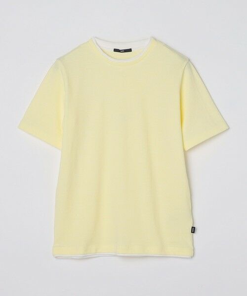 SHIPS / シップス Tシャツ | SHIPS: フェイクレイヤード ピケ クルーネック Tシャツ | 詳細27