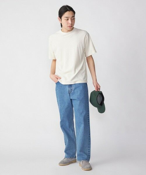 SHIPS / シップス Tシャツ | SHIPS:〈抗菌・防臭〉PLA ポリ乳酸 パイル クルーネック Tシャツ | 詳細1