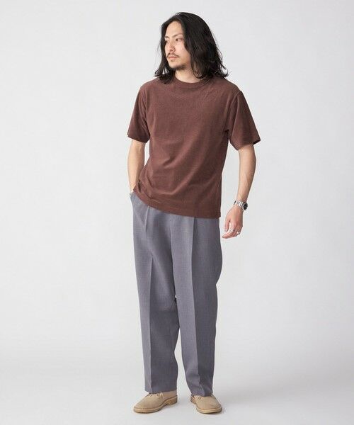 SHIPS / シップス Tシャツ | SHIPS:〈抗菌・防臭〉PLA ポリ乳酸 パイル クルーネック Tシャツ | 詳細9