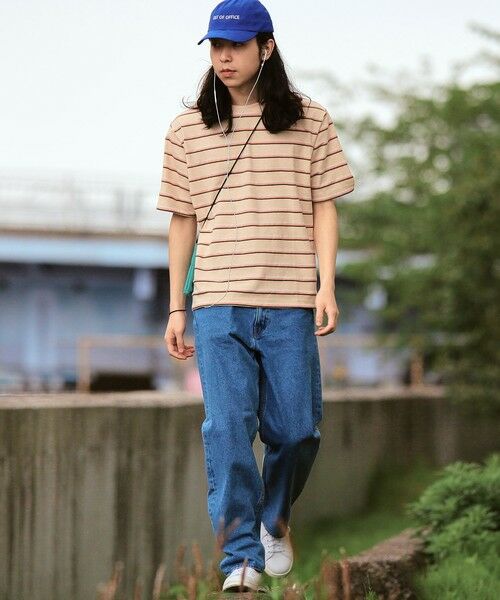 SHIPS / シップス Tシャツ | SHIPS: TEXBRID(R) リネン グラデーション ボーダー Tシャツ | 詳細9