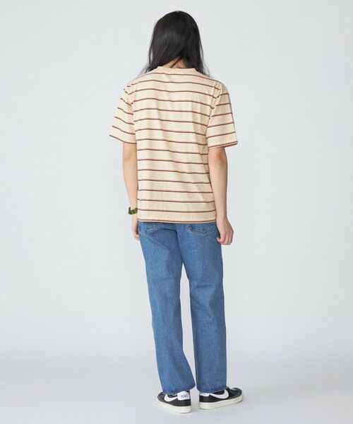 SHIPS / シップス Tシャツ | SHIPS: TEXBRID(R) リネン グラデーション ボーダー Tシャツ | 詳細17