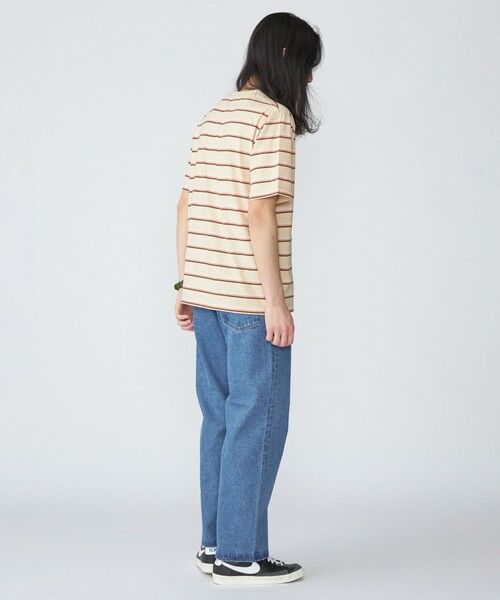 SHIPS / シップス Tシャツ | SHIPS: TEXBRID(R) リネン グラデーション ボーダー Tシャツ | 詳細18