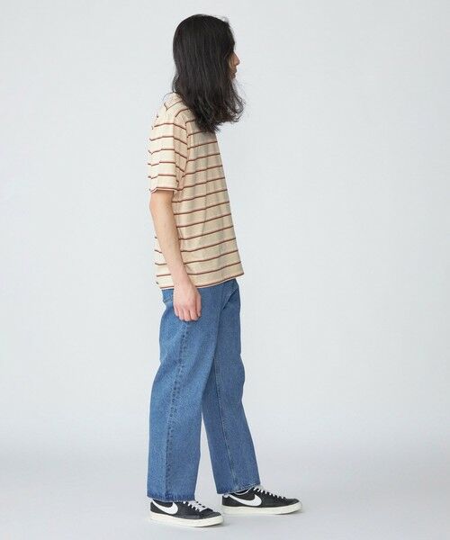 SHIPS / シップス Tシャツ | SHIPS: TEXBRID(R) リネン グラデーション ボーダー Tシャツ | 詳細19