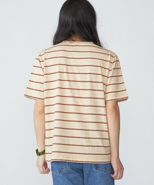 SHIPS / シップス Tシャツ | SHIPS: TEXBRID(R) リネン グラデーション ボーダー Tシャツ | 詳細24