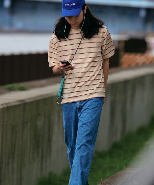 SHIPS / シップス Tシャツ | SHIPS: TEXBRID(R) リネン グラデーション ボーダー Tシャツ | 詳細10