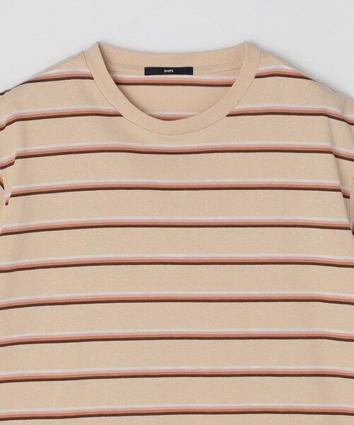 SHIPS / シップス Tシャツ | SHIPS: TEXBRID(R) リネン グラデーション ボーダー Tシャツ | 詳細27