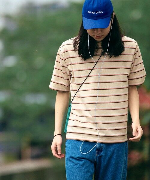 SHIPS / シップス Tシャツ | SHIPS: TEXBRID(R) リネン グラデーション ボーダー Tシャツ | 詳細11