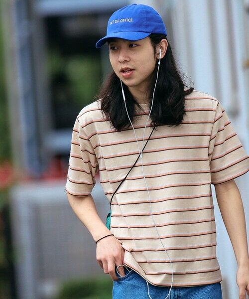 SHIPS / シップス Tシャツ | SHIPS: TEXBRID(R) リネン グラデーション ボーダー Tシャツ | 詳細12