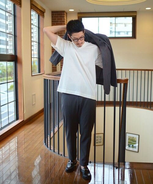 SHIPS / シップス Tシャツ | SHIPS: カノコ コンフォート ネック Tシャツ | 詳細2