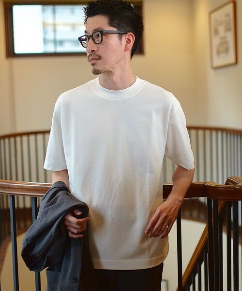 SHIPS / シップス Tシャツ | SHIPS: カノコ コンフォート ネック Tシャツ | 詳細4