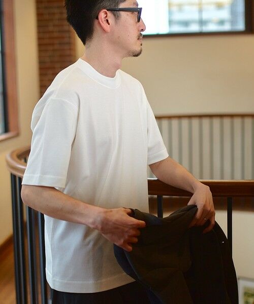 SHIPS / シップス Tシャツ | SHIPS: カノコ コンフォート ネック Tシャツ | 詳細5