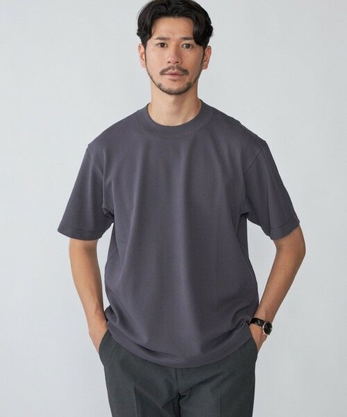 SHIPS / シップス Tシャツ | SHIPS: カノコ コンフォート ネック Tシャツ | 詳細10