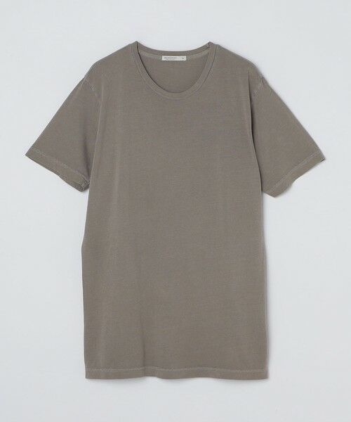 SHIPS / シップス Tシャツ | GROWN&SEWN: GARMENT DYE TEE SS(ライトグレー)