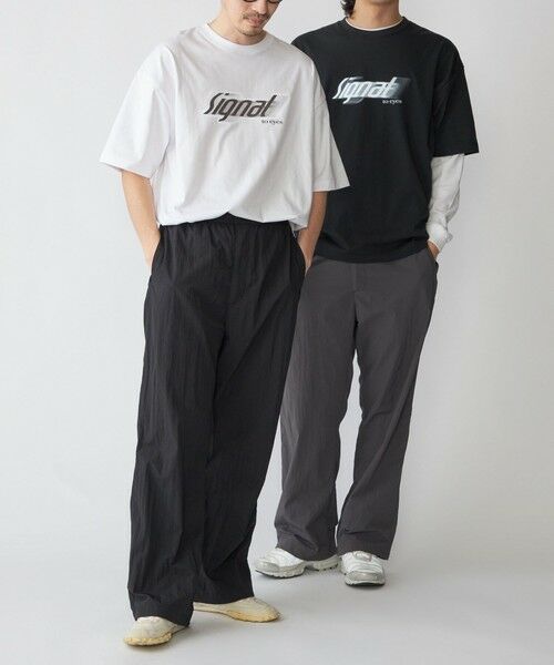 SHIPS / シップス Tシャツ | SHIPS:〈遮熱/UVカット/吸水速乾/接触冷感〉SHELTECH(R) ロゴ Tシャツ | 詳細1