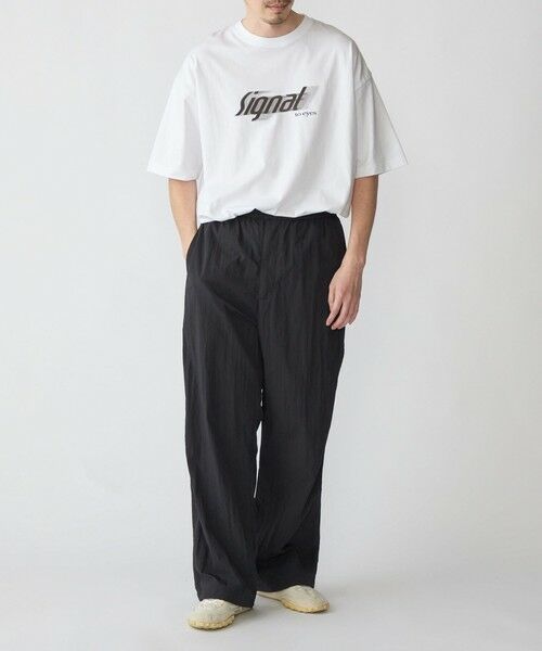 SHIPS / シップス Tシャツ | SHIPS:〈遮熱/UVカット/吸水速乾/接触冷感〉SHELTECH(R) ロゴ Tシャツ | 詳細3