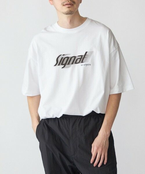 SHIPS / シップス Tシャツ | SHIPS:〈遮熱/UVカット/吸水速乾/接触冷感〉SHELTECH(R) ロゴ Tシャツ | 詳細7