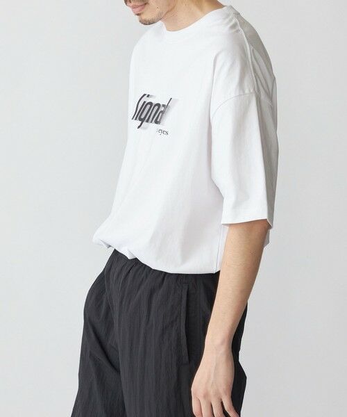 SHIPS / シップス Tシャツ | SHIPS:〈遮熱/UVカット/吸水速乾/接触冷感〉SHELTECH(R) ロゴ Tシャツ | 詳細8