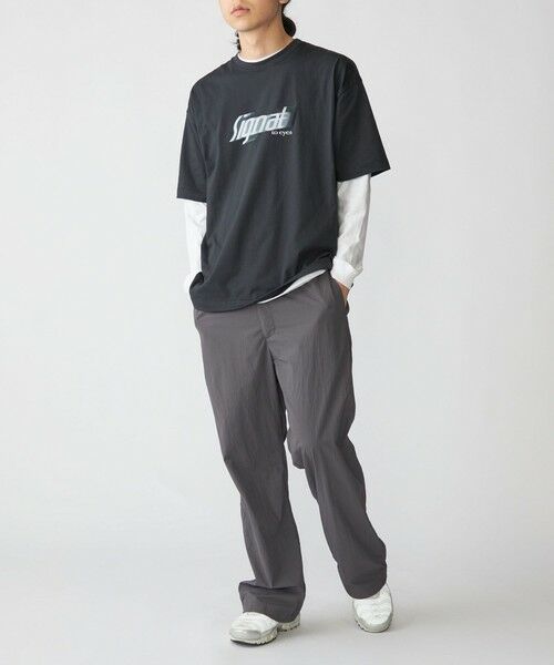 SHIPS / シップス Tシャツ | SHIPS:〈遮熱/UVカット/吸水速乾/接触冷感〉SHELTECH(R) ロゴ Tシャツ | 詳細21