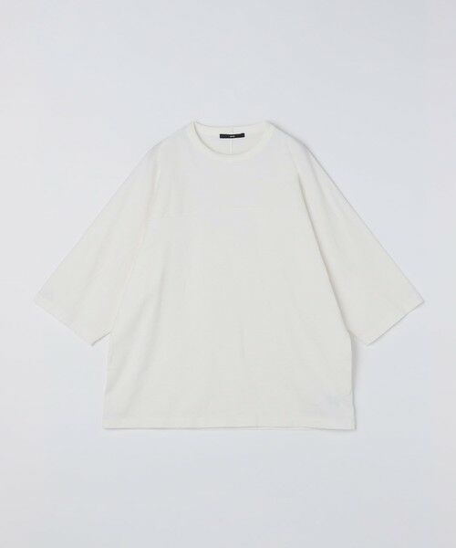 SHIPS / シップス Tシャツ | SHIPS: フットボール Tシャツ（6分丈） | 詳細9