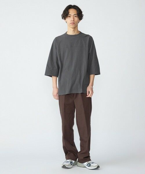 SHIPS / シップス Tシャツ | SHIPS: フットボール Tシャツ（6分丈） | 詳細16