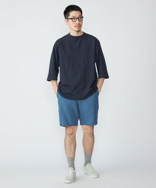 SHIPS / シップス Tシャツ | SHIPS: フットボール Tシャツ（6分丈） | 詳細20