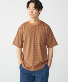 SHIPS / シップス Tシャツ | SHIPS: マイクロ ボーダー リンガー Tシャツ