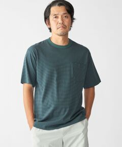 SHIPS / シップス Tシャツ | SHIPS: マイクロ ボーダー リンガー Tシャツ